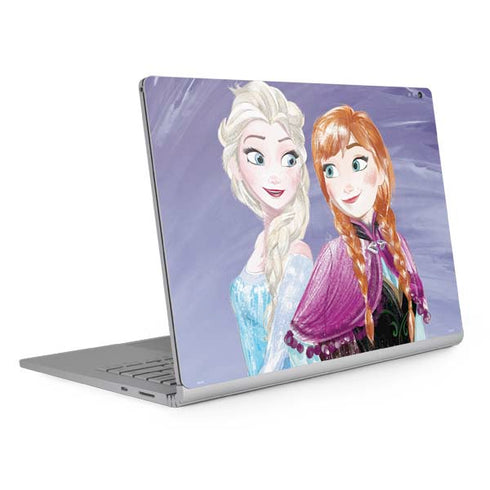 Disney Frozen Elsa and Anna Sisters Art Surface Book 2 13.5in Skin